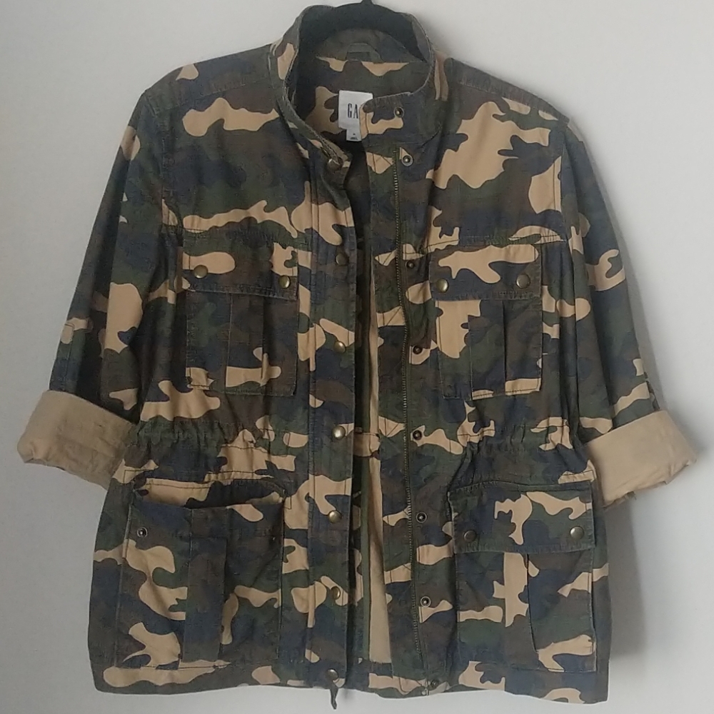 Camo Canvas Gap Jacket